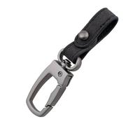 OTYKPXNV Llavero de Coche para MG HS Trophy 2024, Llaveros Piel Soporte Clip Universal Hombres y Mujeres Hebilla para Coche casa y Oficina Llaves,B/Black