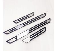 OTYKPXNV Tiras Umbrales De Puertas Coche para Ford Transit Custom 2014-2024, Acero Inoxidable Estribos Umbral Protector Puerta Antisuciedad DecoracióN Accesorios,A