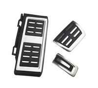OU SI DUO para A-UDI Q2 SQ2 TT S1 A1 Q3 TTS RS3 A3 2017 2018 2019 2020 Cubierta De Pedal De Acero Inoxidable Cubierta De Pedales De Coche Fundas Pedales Coche (Color : AT with Rest Pedal)