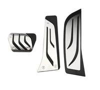 OU SI DUO para B&MW 1 2 3 4 Series F20 F21 F22 F30 F31 F34 F32 GT 318 320i RHD Pedales De Coche Acelerador Acelerador Freno Reposapiés Cubierta De Pedal Fundas Pedales Coche (Color : AT with Rest)