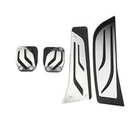 OU SI DUO para B&MW 1 2 3 4 Series F20 F21 F22 F30 F31 F34 F32 GT 318 320i RHD Pedales De Coche Acelerador Acelerador Freno Reposapiés Cubierta De Pedal Fundas Pedales Coche (Color : MT with Rest)