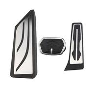 OU SI DUO para B&MW X1 X2 F48 F39 F45 F46 F40 1 2 Series MPV 220i LHD Cubierta De Pedal De Coche Acelerador Pedales De Freno Piezas De Almohadillas Fundas Pedales Coche (Color : AT with Rest)