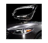 OU SI DUO para Mazda CX-9 2016 2020 2021 Cubierta De Faro De Coche Tapas De Faro Pantalla Cubierta De Lámpara Linterna para Cabeza Cubiertas Cubierta Lente Faro Coche(Izquierda)