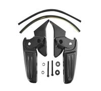 OU SI DUO para P&IAGGIO para Vespa para Spring para Primavera LX LXV 150 125 Pedales Plegables para Motocicleta Pedales Modificados para Motocicleta Reposapiés Motocicleta(Negro)