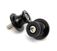 OU SI DUO para Y&amaha para MT03 para MT-03 para MT 03 2005-2021 Accesorios De Motocicleta 6MM Basculante Carretes Soporte Tornillos Deslizante Brazo Oscilante Motocicleta(Negro)