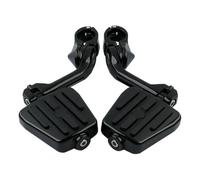 OU SI DUO para Y&amaha para V-Star XVS1300 XVS650 XVS950 XVS1100 Estriberas De Motocicleta Clavija De Carretera Ajustable En Ángulo Largo Reposapiés Motocicleta(Negro)