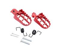 OU SI DUO para Y&amaha PW50 PW80 TW200 PW 50 80 TW 20 Apoyapiés De Motocicleta Reposapiés Reposapiés Soporte Resortes Pernos Juego De Pines Reposapiés Motocicleta(Rojo)