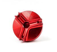 OU SI DUO Tapa De Llenado De Aceite De Motor De Motocicleta Protector Cubierta De Depósito De Líquido De Frenos Delanteros para CB750 para Hornet CB 750 2023 (Color : Rojo)