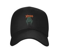 OUAAIECE Gorra de béisbol de Metal Pesado Personalizada de la Banda de Calavera Dios para Hombres y Mujeres para niños y Sombrero de Padre Ajustable
