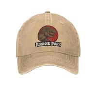 OUAAIECE Gorras de béisbol D-Rex Park Dinosaur Denim Desgastado Snapback Snapback Estilo Unisex Entrenamiento al Aire Libre Sombrero Blando