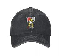 OUAAIECE Hielo Nueve muertes, licenciada, Abrigo Amarillo Sombrero Vaquero gráfico Duradero para Todas Las Estaciones Gorras de Beisbol Femenino