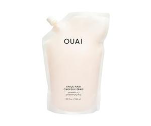 OUAI Champú Espeso de Rellendo - Champú Hidratante con Keratina, Raíz de Malvavisco, Manteca de Karité y Aceite de Aguacate para Cabello Grueso - Fortalece e Hidrata - Champú Libre de Parabenos