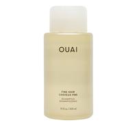 OUAI Champú fino para cabello fino con queratina fortalecedora, biotina y aceite de semilla de chía - Limpia en profundidad y aporta volumen sin peso, sin parabenos, ftalatos ni sulfatos (300 ml)