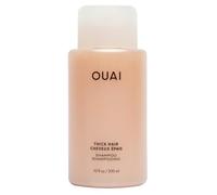 OUAI Champú grueso, champú hidratante con queratina, raíz de malvavisco, manteca de karité y aceite de aguacate para cabello grueso, fortalece e hidrata las hebras, champú sin parabenos, ftalatos