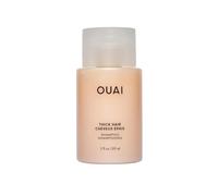 OUAI Champú Thick tamaño viaje - Champú hidratante para cabello grueso con queratina, raíz de malvavisco, manteca de karité y aceite de aguacate - Fortalece e hidrata - Sin parabenos ni sulfatos 89ml