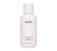 OUAI Crema antiencrespamiento, tamaño de viaje, crema hidratante para el cabello con control de encrespamiento y protección contra el calor, proporciona hidratación con extracto de yaca y remolacha