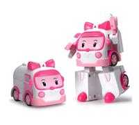 Ouaps 83172 Robocar Poli, color amber robot transformable (toy partner