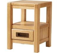OUBBDVRT Gabinete de Mesa de Noche de Madera sólida con cajones para Dormitorio de la Sala de Estar y Estudia una pequeña mesita de Noche para lámparas de Libros y más