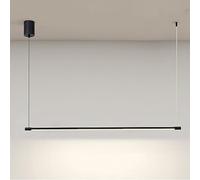 OUBBDVRT Luz de Colgante Lineal Lámpara de colgadura de Colgantes Negros Minimalistas LEDELIER del TECHING DE ILUMBAJE del Techo, Las Largo LUCHAS DE LA ISLURA DE LA Cocina DE LA Cocina del COMENOR