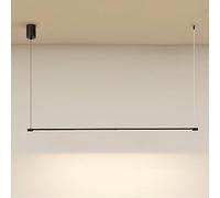 OUBBDVRT Luz de Colgante Lineal Lámpara de colgadura de Colgantes Negros Minimalistas LEDELIER del TECHING DE ILUMBAJE del Techo, Las Largo LUCHAS DE LA ISLURA DE LA Cocina DE LA Cocina del COMENOR