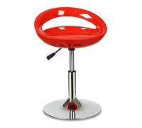 OUBBDVRT Taburetes de Barra de plástico de Altura Ajustable sillas de Barra de Cocina sin Brazo con Asientos de Resina Duradero para el hogar y la Barra B Color Azul