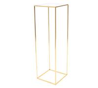 OUBUBY Macetero dorado de 100 cm, soporte para plantas de metal, decoración de boda, columna de mesa de banquete, columna decorativa, soporte industrial para mesa de boda, decoración de fiestas