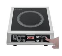 OUBUBY Placa de inducción, placa de inducción portátil, inducción independiente, 8 marchas, ajustable, 3500 W, peso máximo 110,2 kg, adecuado para cocina y comedor