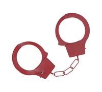 Ouch! by Shots - Esposas clásicas de metal, color rojo