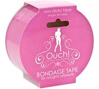 ¡Ouch! By Shots OUBT001PNK Cinta de bondage para el placer picante - Cinta no adhesiva - Rosa - Medida: 20 metros - Dimensiones: 2000 x 5 cm