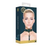 Ouch Halo - Collar With Leash - Green