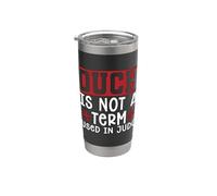 Ouch no es un término Karate Sports Judoka Fighter Cool Judo Vaso térmico de acero inoxidable de doble pared