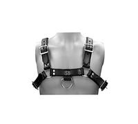 Ouch! Pain Ouch! Pain By Shots - Arnés Para Pecho Masculino De Cuero Negro Ouch! Pain 680 g