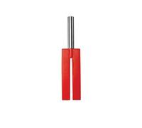 Ouch! Shots Whips and Paddles Leather Pala Abierta, Rojo - 100 gr