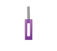 Ouch! Shots Whips and Paddles Leather Pala, Lila - 100 gr
