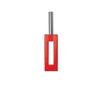 Ouch! Shots Whips and Paddles Leather Pala, Rojo - 100 gr