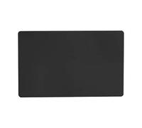 OUCRIY 50 Piezas, 5 Colores, Impresionantes Espacios en, Marcado Láser, Tarjetas de Visita Lisas de Metal Grabadas para Tarjetas de Visita (Negro)