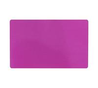 OUCRIY 50 Piezas, 5 Colores, Impresionantes Espacios en, Marcado Láser, Tarjetas de Visita Lisas de Metal Grabadas para Tarjetas de Visita (Violeta)