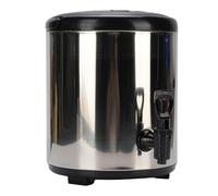 OUCRIY Dispensador de bebidas aislado de 6 litros, de acero inoxidable, para té con leche, sopa de zumo de leche, mango ligero, ideal para reuniones familiares, camping, fiestas, fiestas