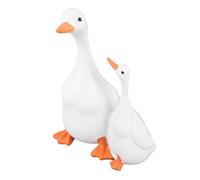 OUCRIY Estatua Realista de Pato y Patito, Adorno de jardín de Resina de Que añade Encanto a Cualquier Entorno