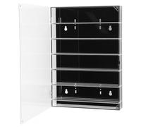 OUCRIY Herramientas de corte acrílico de 6 niveles, transparente multi-nivel, montaje en pared, fácil instalación, 2 opciones de almacenamiento, -