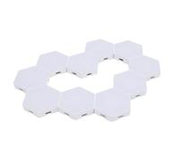OUCRIY Panel de luz hexagonal RGB WiFi Music Sync para juegos, 16 millones de colores, control remoto por aplicación para Magic Home Pro, sumerge en delicias sensoriales
