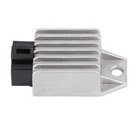 OUCRIY Regulador de voltaje universal para motocicleta, 12 V, rectificador de 4 pines