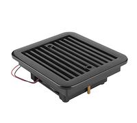 OUCRIY Ventilador de Refrigeración de 12V y 4W con Persianas, Ventilación Lateral Unidireccional, Escape de Aire de Viento Fuerte, Accesorios para de Estilo de Coche