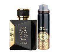 Oud 24 hours 100ML Arabian Perfume Spray Lemon Fruity Chocolate Vanilla Agar woody Musk Amber by Ard al Zaafaran