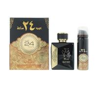 Oud 24 hours 100ML Arabian Perfume Spray Lemon Fruity Chocolate Vanilla Agar woody Musk Amber by Ard al Zaafaran