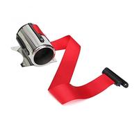 OUdini Barrera de Cinturón Retráctil Montada en la Pared, Barrera de Pared para Control de Multitudes, Cinturón de Seguridad con Estuche de Abs, Sistema de Frenado Seguro Y Botón de Bloqueo/10M/32.8Ft