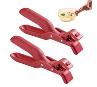 OUDIOHAI 2 Piezas Clip Antiquemaduras Air Fryer, Anti-Quemaduras Clip para Cuenco, Estable Y Antideslizante, Resistentes Al Calor, Pinzas Antideslizantes, para Mover Tazones Platos Bandejas