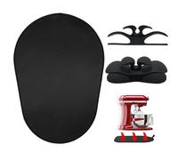 Oudizz Kitchen Appliance set Alfombrillas Deslizantes para Batidora de Pie KitchenAid y 2 Espátulas de Silicona para Cocinar - Alfombrillas Deslizantes Compatibles con Batidora de 5-6 cuartos
