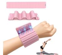 Oudizz Pesas para muñecas y Tobillos para Mujeres y Hombres, Pesas magnéticas Ajustables de Silicona para Entrenamiento de Intensidad en el Gimnasio en casa, Yoga, Juego de 2 (1,1 LB Cada una), Rosa