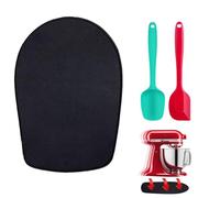 Oudizz Tapetes Deslizables para Batidora de Pie KitchenAid y 2 Espátulas de Silicona para Cocinar - Tapetes Deslizables Compatibles con Batidora de Pie Inclinable de 4.5-5 Qt